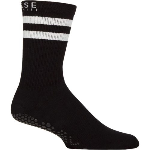 Mens 1 Pair ToeSox Base Crew Socks White Medium - SockShop - Modalova