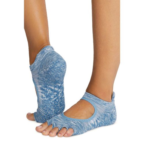 Ladies 1 Pair ToeSox Organic Cotton Bellarina Tec Full Toe Grip Socks Elevate S - SockShop - Modalova