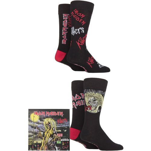 Iron Maiden 4 Pair Exclusive to Gift Boxed Cotton Socks 6-11 UK Shoe - SockShop - Modalova