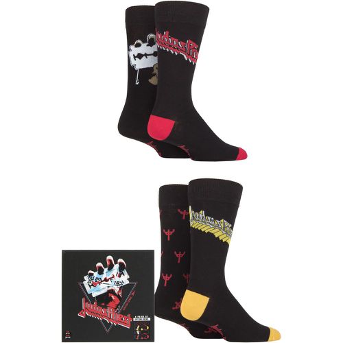 Judas Priest 4 Pair Exclusive to Gift Boxed Cotton Socks 12-14 UK Shoe - SockShop - Modalova