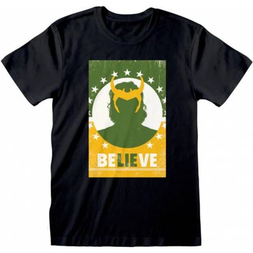 Loki Marvel Believe s T-shirt LOK01972TSB - Lizenz - Modalova