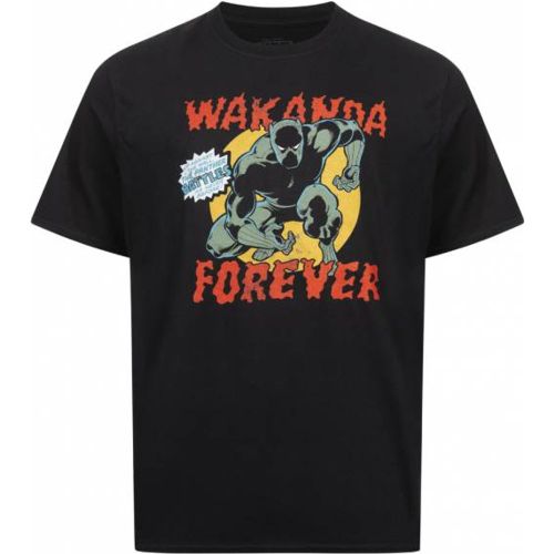 Black Panther Marvel Forever s T-shirt FBMTS717BLK - Lizenz - Modalova