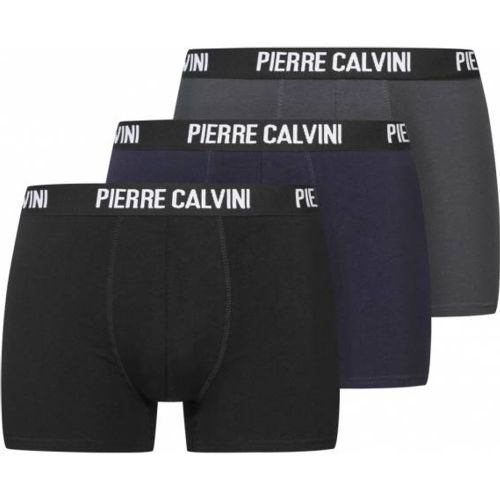 Hipster s Boxer-short Lot de 3 Foncé 6130-3-DA - PIERRE CALVINI - Modalova