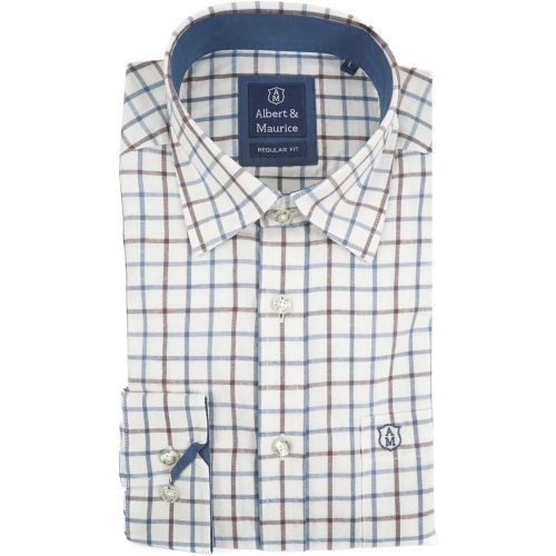 Mens Frost Brushed Check Shirt / XXL - Albert and Maurice - Modalova