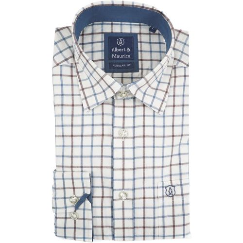 Mens Frost Brushed Check Shirt / L - Albert and Maurice - Modalova