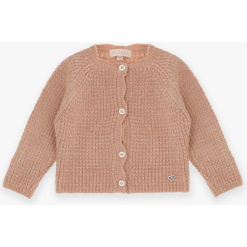 Cardigan baby in maglia con abbottonatura - Please - Modalova