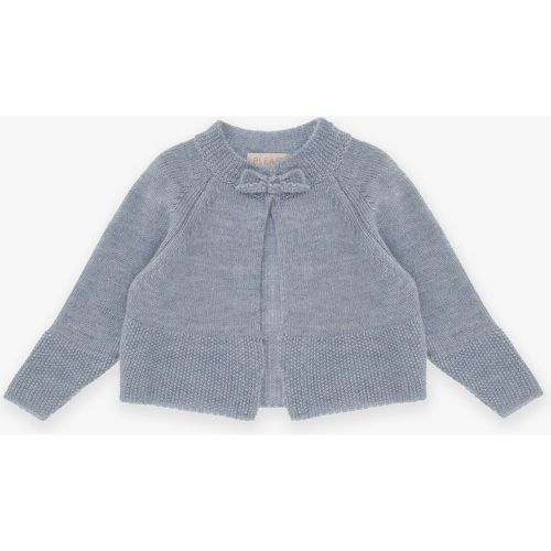 Cardigan baby con fiocco applicato - Please - Modalova