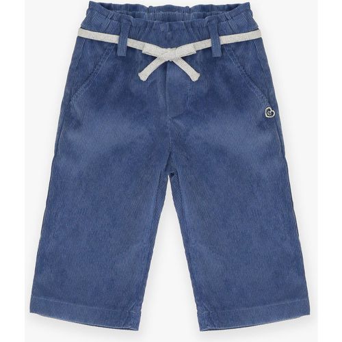 Jeans baby straight con vita elasticizzata e cintura sottile - Please - Modalova