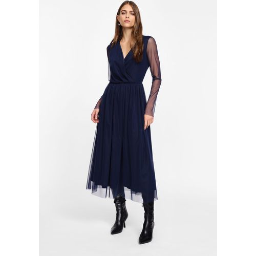 Vestito con maniche lunghe e tulle - Please - Modalova