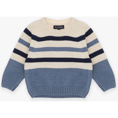 Maglione baby a righe - Please - Modalova