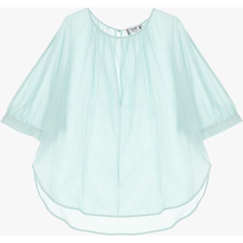 Blusa in puro cotone con orlo inferiore asimmetrico - Please - Modalova