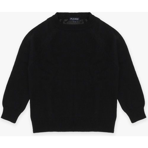 Pullover bambino tinta unita - Please - Modalova