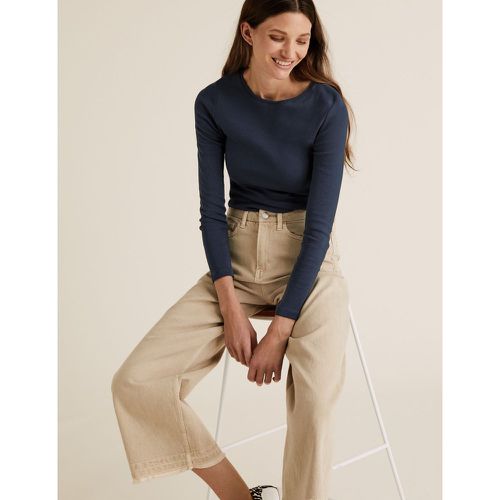 Pure Cotton Regular Fit Long Sleeve Top - Marks & Spencer - Modalova