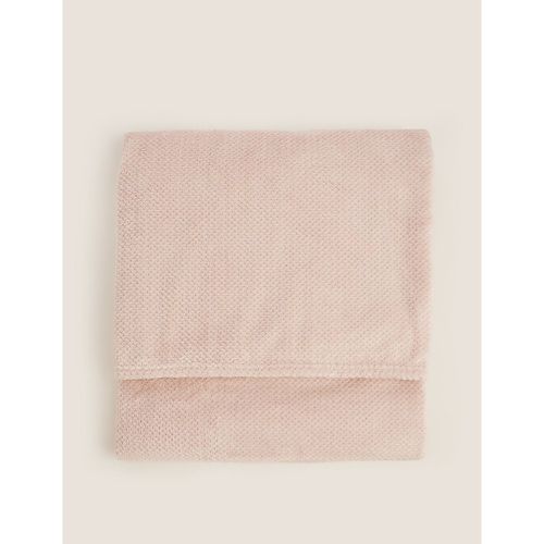 Flannel Fleece Throw pink - Marks & Spencer - Modalova
