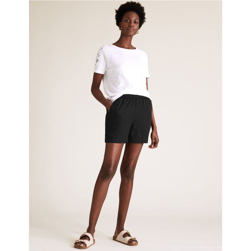 Linen Shorts black - Marks & Spencer - Modalova