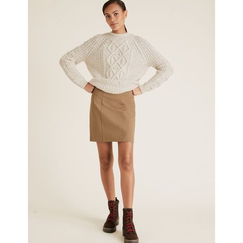 Jersey Mini A-Line Skirt brown - Marks & Spencer - Modalova
