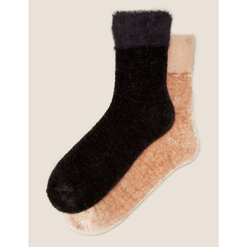 Pk Velvet Ankle High Socks black - Marks & Spencer - Modalova