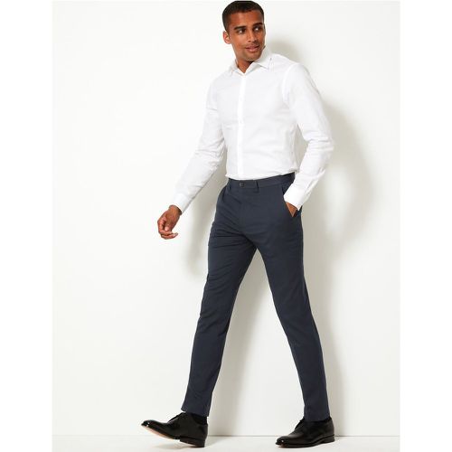 Skinny Fit Stretch Trousers navy - Marks & Spencer - Modalova