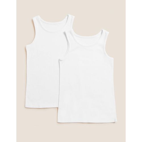 Pk Thermal Cotton Vests (2-16 Yrs) - Marks & Spencer - Modalova