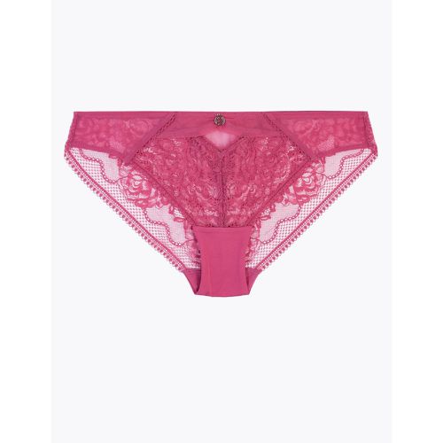 Mesh & Lace Brazilian Knickers pink - Marks & Spencer - Modalova