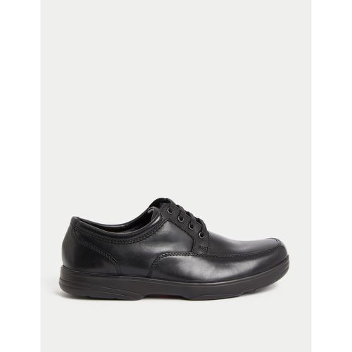 Wide Fit Leather Shoes with Airflex™ black - Marks & Spencer - Modalova