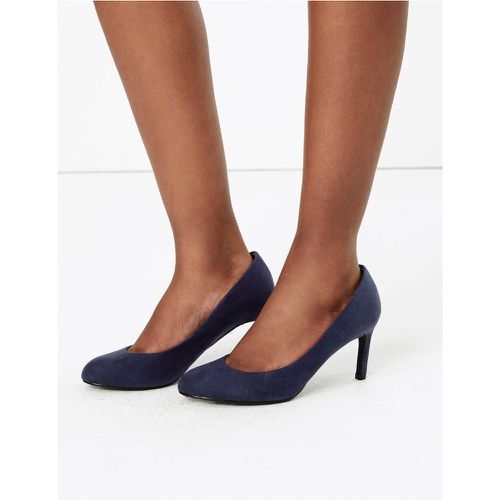 Stiletto Heel Court Shoes navy - Marks & Spencer - Modalova