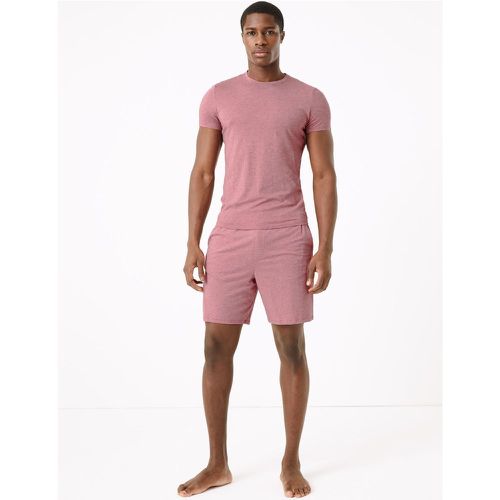 Premium Cotton Supersoft Pyjama Shorts pink - Marks & Spencer - Modalova