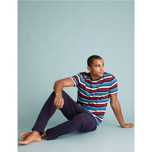 Pure Cotton Striped Pyjama Set -coloured - Marks & Spencer - Modalova