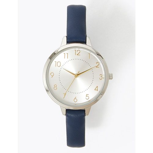 Round Face Case Strap Watch navy - Marks & Spencer - Modalova