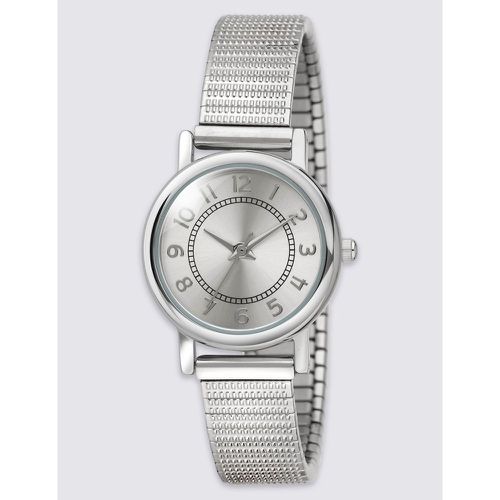 Round Face Etched Expander Watch silver - Marks & Spencer - Modalova