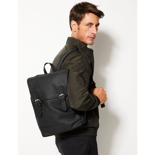 Leather Buckle Backpack black - Marks & Spencer - Modalova