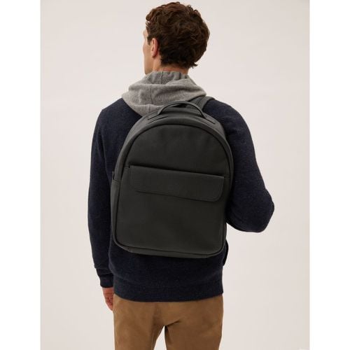 Leather Pocket Backpack black - Marks & Spencer - Modalova