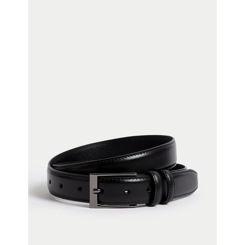 Leather Smart Belt black - Marks & Spencer - Modalova
