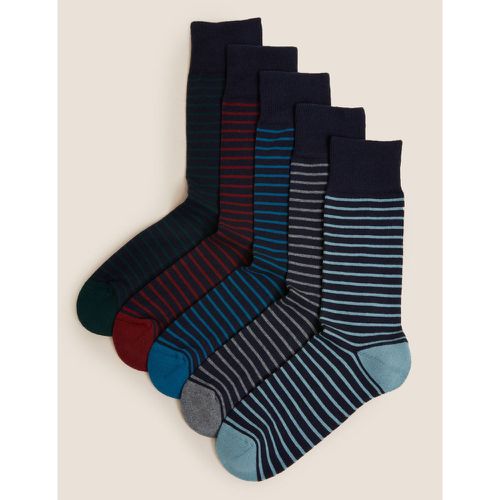 Pack Cool & Fresh™ Cushioned Socks -coloured - Marks & Spencer - Modalova