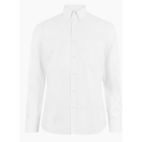 Shorter Length Tailored Fit Oxford Shirt - Marks & Spencer - Modalova