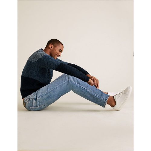 Straight Fit Super Stretch Flex Jeans navy - Marks & Spencer - Modalova