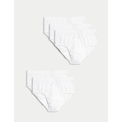 Pack Cotton Briefs white - Marks & Spencer - Modalova