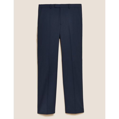 Tailored Fit Trousers with Stretch navy - Marks & Spencer - Modalova