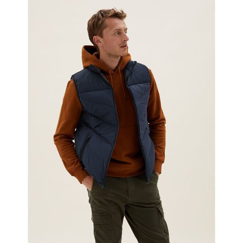 Down and Feather Gilet with Stormwear™ - Marks & Spencer - Modalova