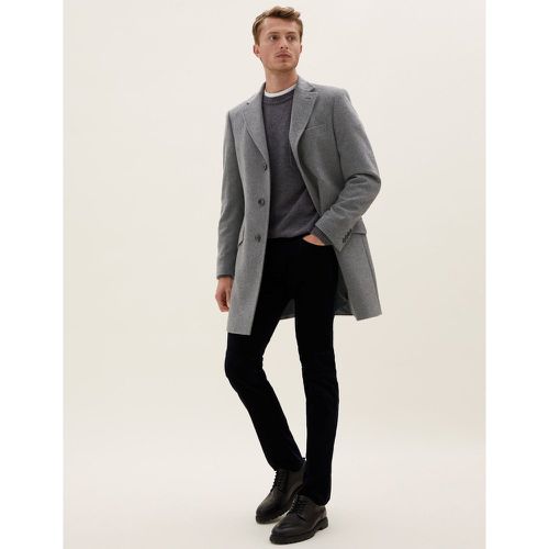 Cashmere Longline Overcoat grey - Marks & Spencer - Modalova