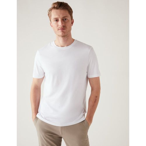 Pure Cotton Crew Neck T-Shirt white - Marks & Spencer - Modalova