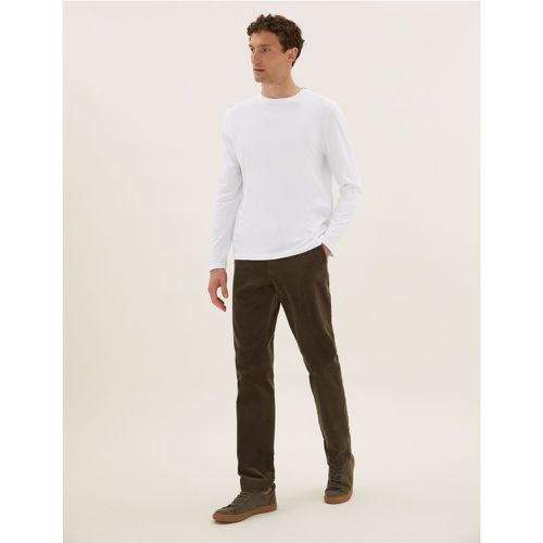 Pure Cotton Long Sleeve T-Shirt - Marks & Spencer - Modalova
