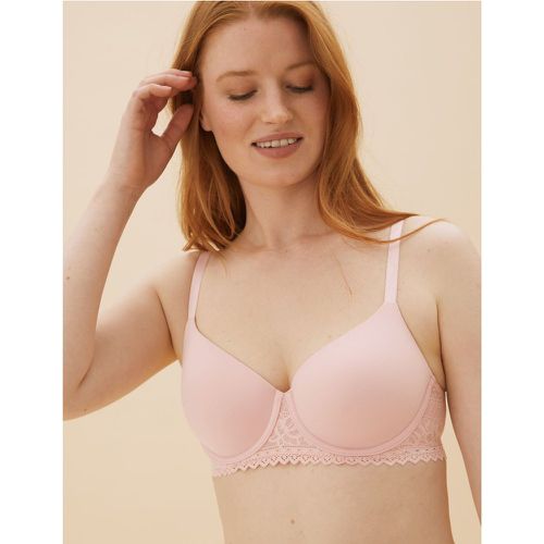 Sumptuously Soft™ Underwired T-Shirt Bra A-E pink - Marks & Spencer - Modalova