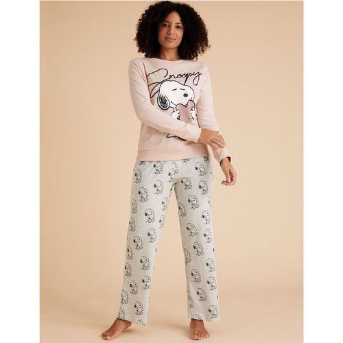 Cotton Snoopy™ Pyjama Set pink - Marks & Spencer - Modalova