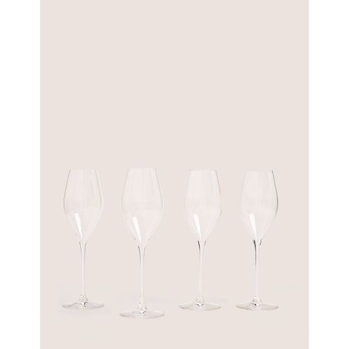 Set of 4 Grace Crystal Prosecco Glasses beige - Marks & Spencer - Modalova