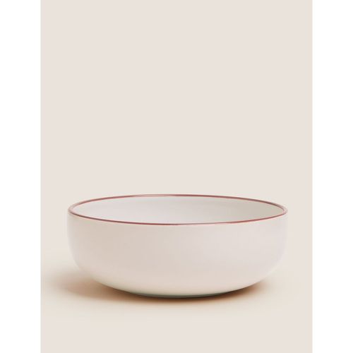 Tribeca Rimmed Stoneware Cereal Bowl red - Marks & Spencer - Modalova