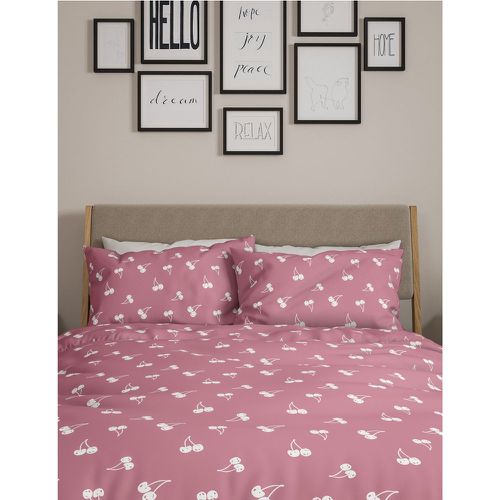Pack Cotton Mix Cherry Bedding Sets pink - Marks & Spencer - Modalova