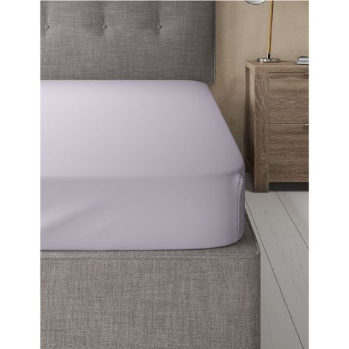 Egyptian Cotton 230 Thread Count Fitted Sheet purple - Marks & Spencer - Modalova