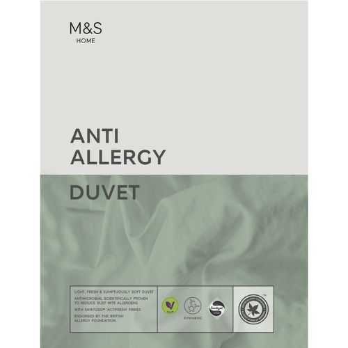 Anti Allergy 10.5 Tog Duvet white - Marks & Spencer - Modalova