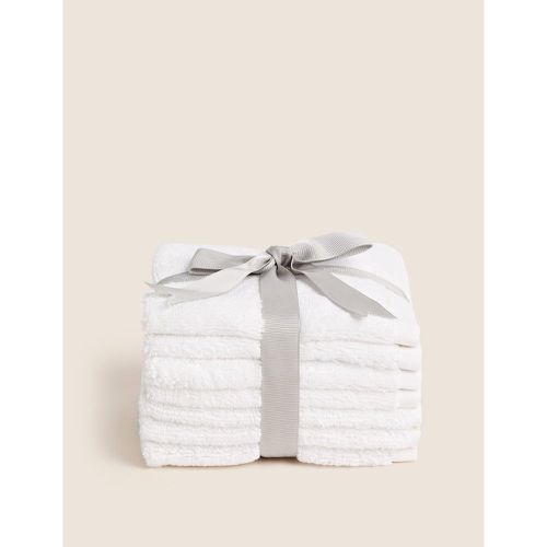 Pack Face Cloth Towels white - Marks & Spencer - Modalova